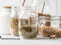jars of various legumes and beans