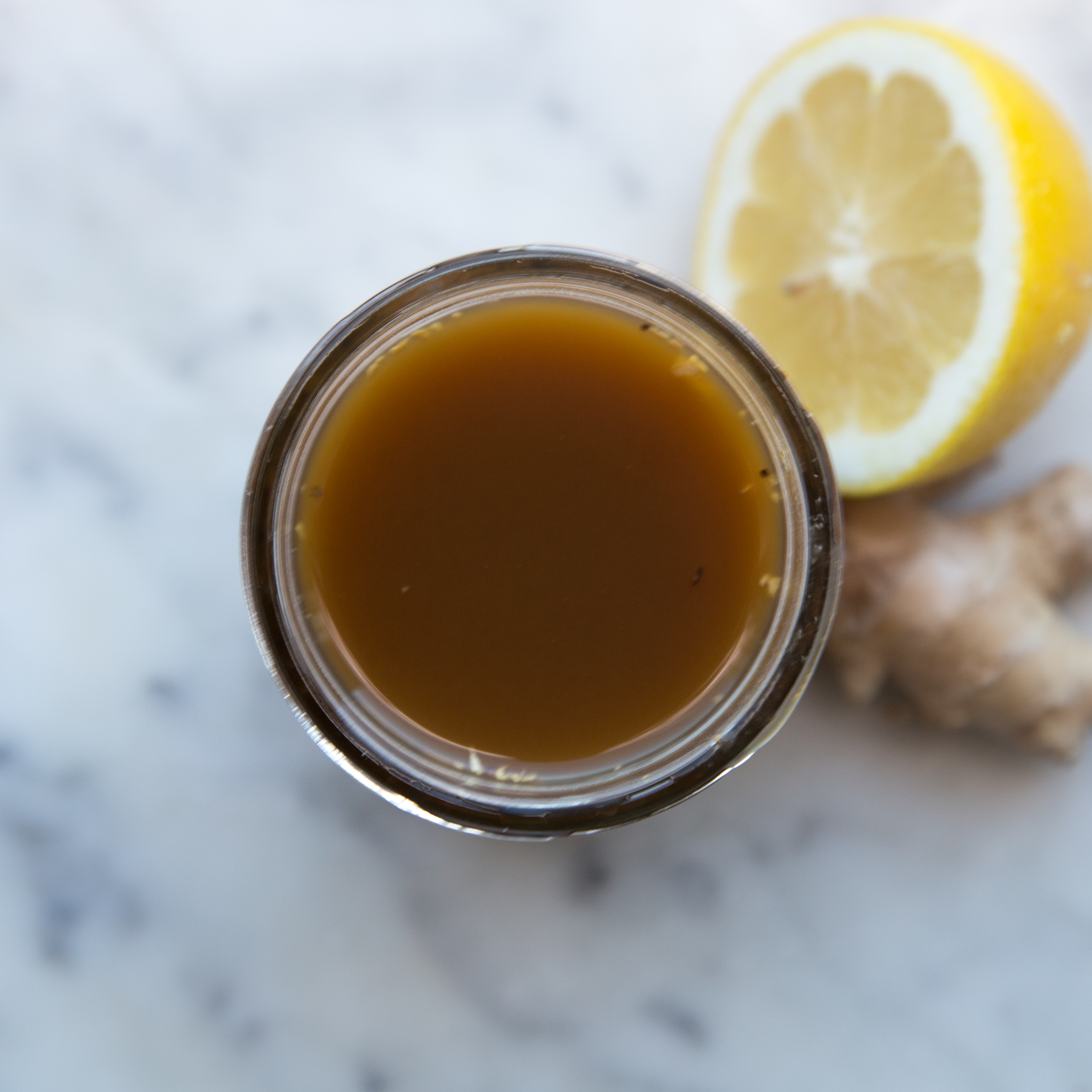 small glass bowl filled with umami sauce