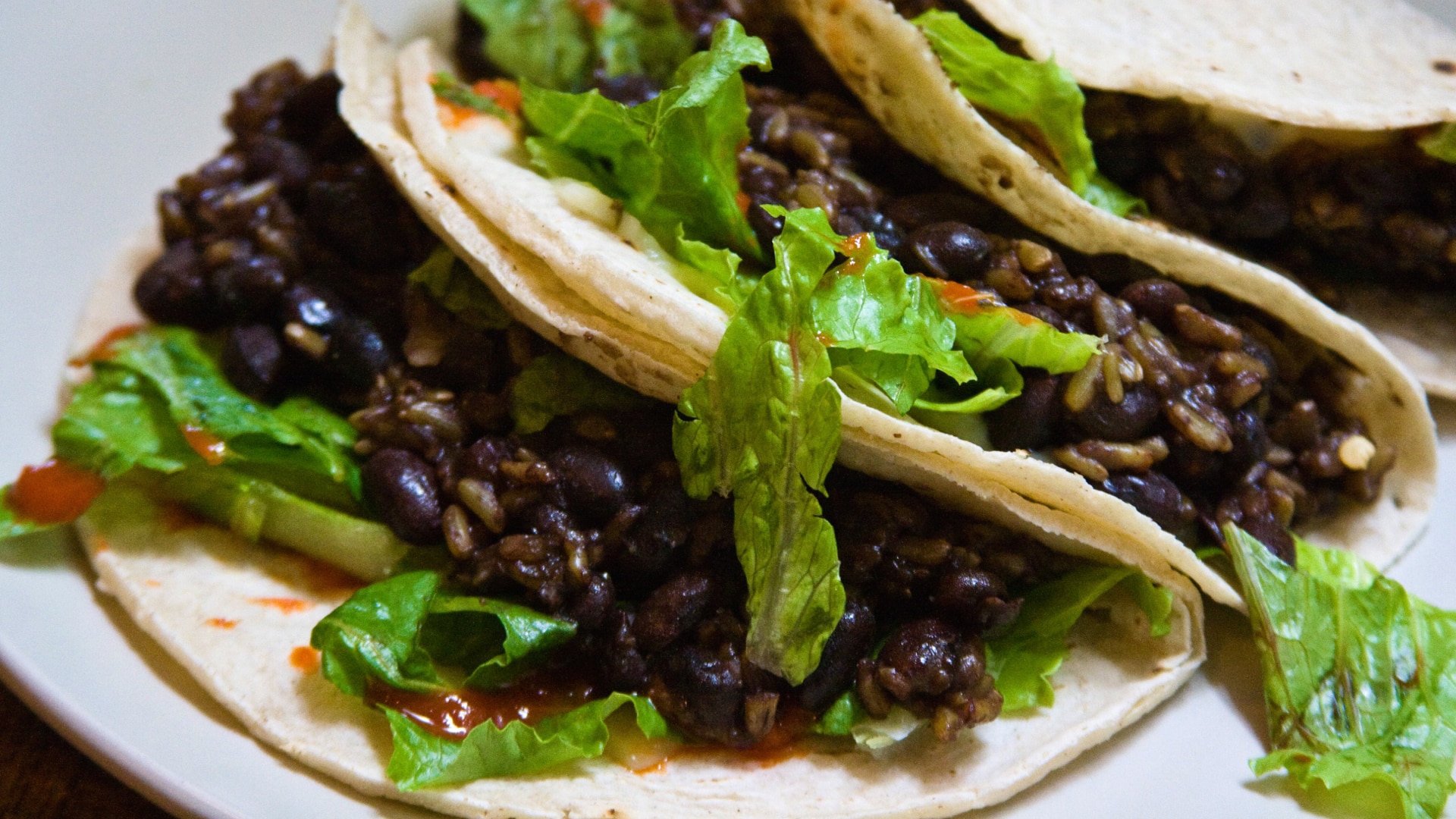 black bean tacos
