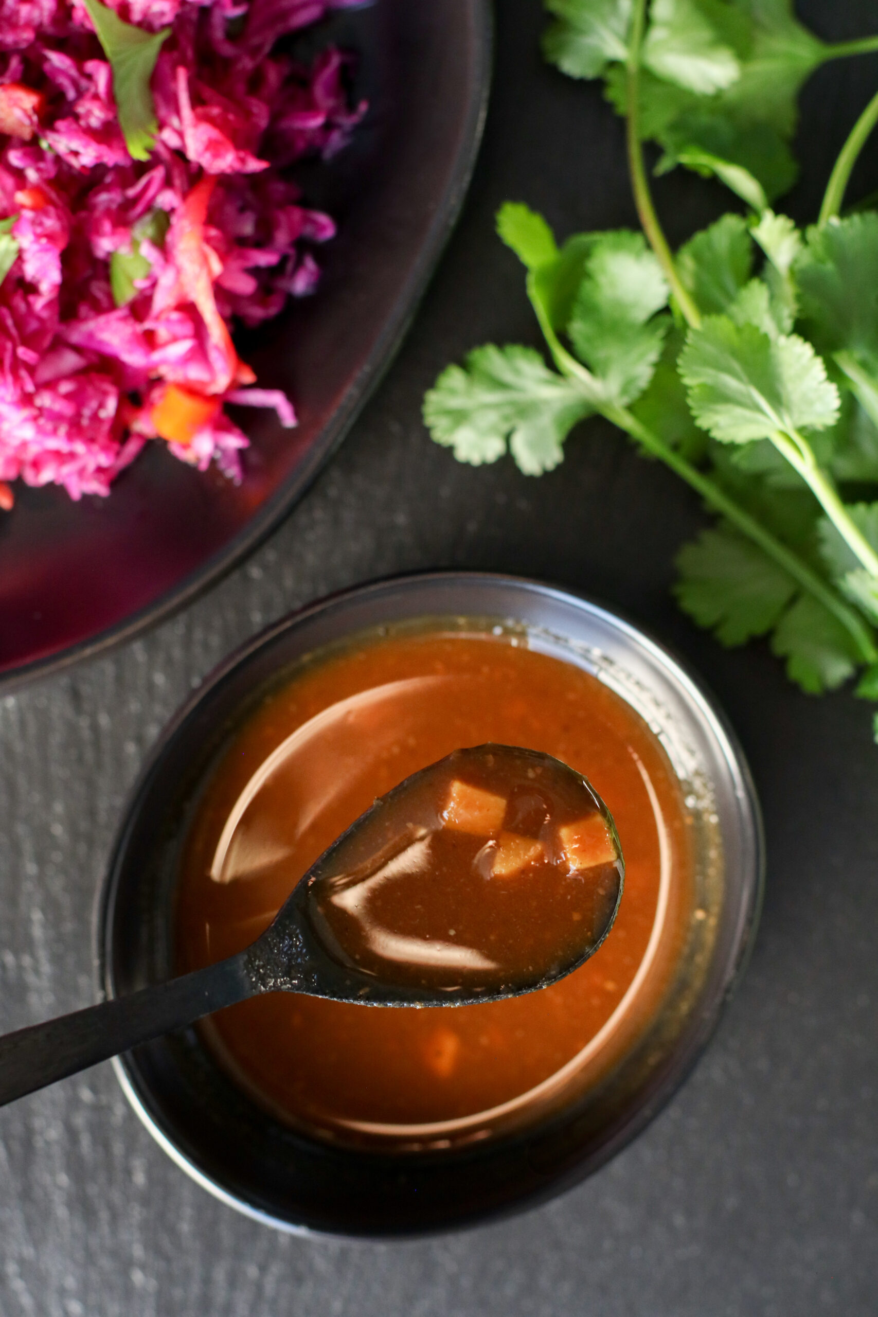 small bowl of umami sauce